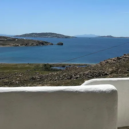 Blue And White Mykonos Ap2 Lägenhet *
